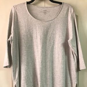 Pure Jill Woman’s Top Size 2X Gray